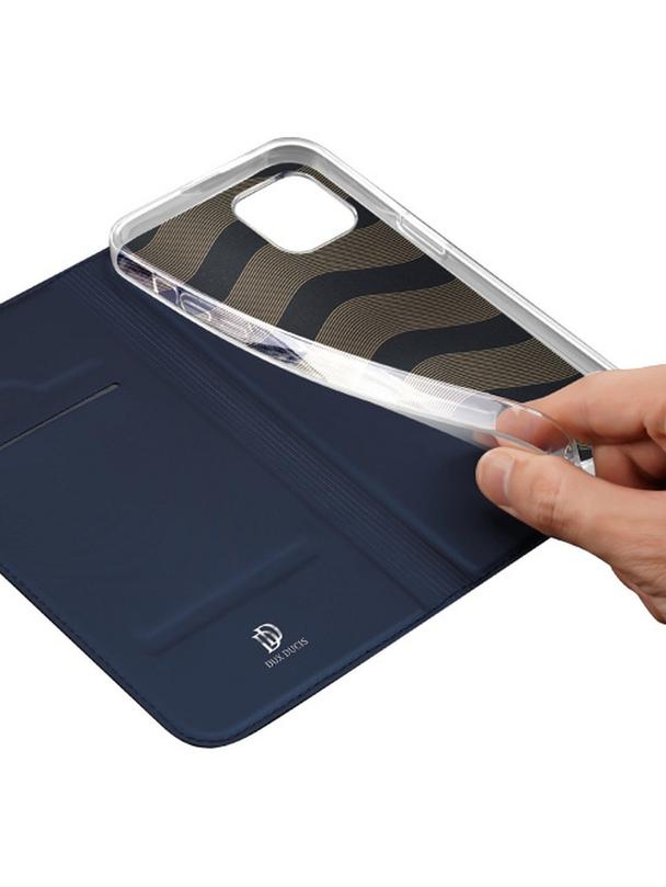 DUX DUCIS kabura SKIN PRO do IPHONE 15 Plus niebieska