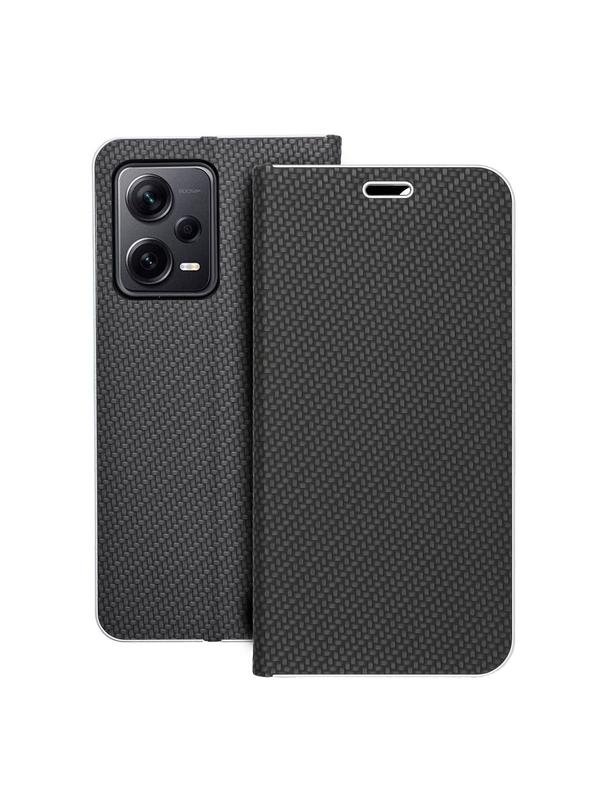Kabura LUNA Book Carbon do XIAOMI Redmi Note 12 Pro Plus 5G czarny