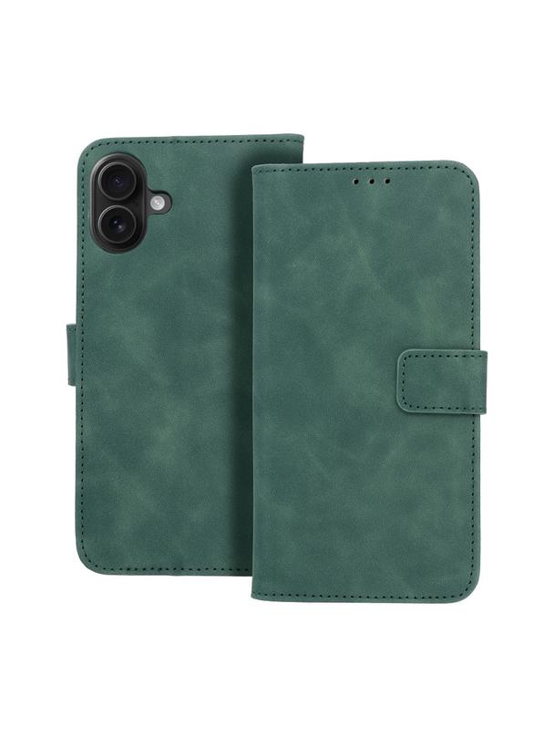 Kabura TENDER Book do IPHONE 16 Plus zielony
