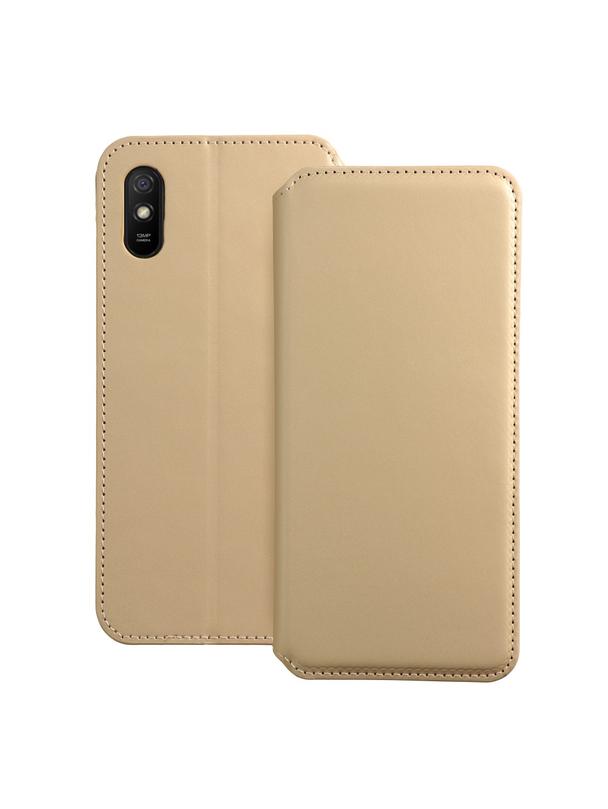 Kabura DUAL POCKET Book do XIAOMI Redmi 9A / 9AT złoty