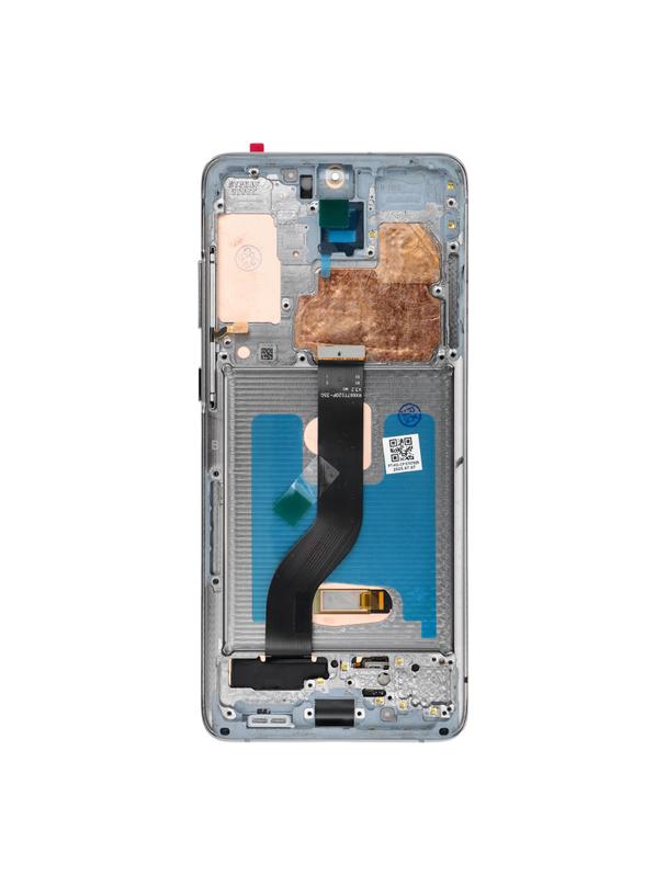 Wyświetlacz LCD do SAMSUNG S20 Plus Grey SOFT OLED z ramka