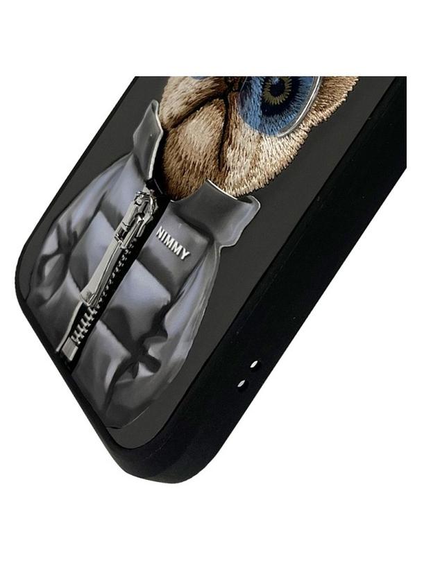 NIMMY futerał COOL&CUTE 2.0 Dog do IPHONE 15 Pro Max czarny