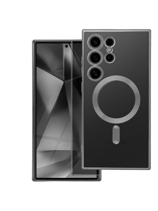 Futerał ELECTRO MAG COVER kompatybilny z MagSafe do SAMSUNG A37 tytanowy szary