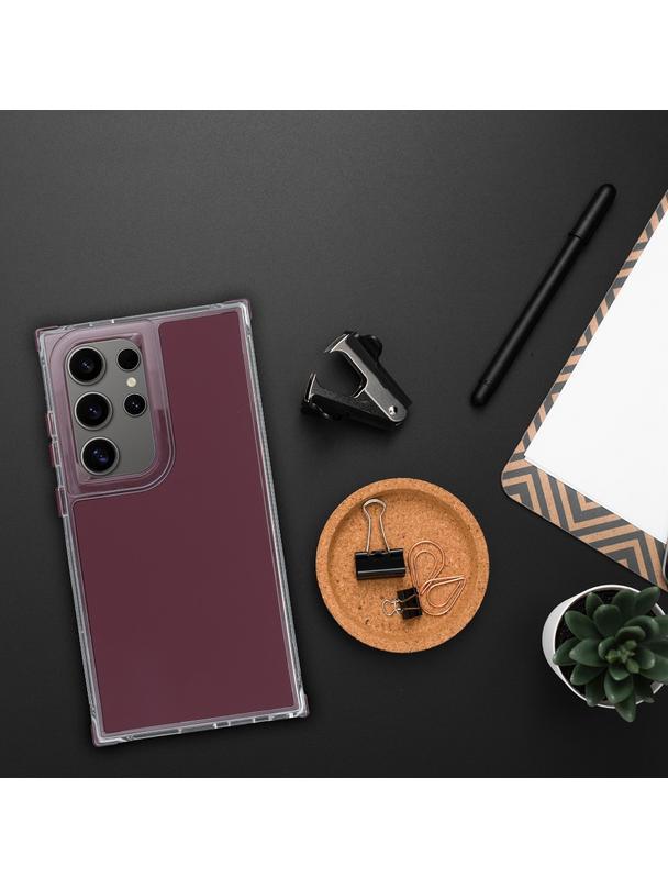 Futerał MATRIX do SAMSUNG A56 5G purpurowy