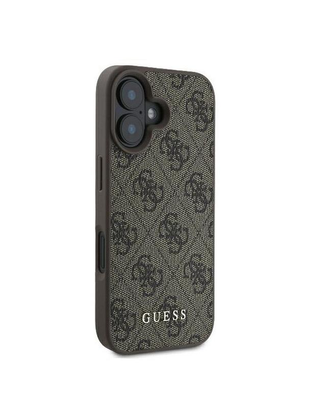 GUESS futerał do IPHONE 16 Plus GUHCP16MG4GFBR (PU 4G Classic) brązowy