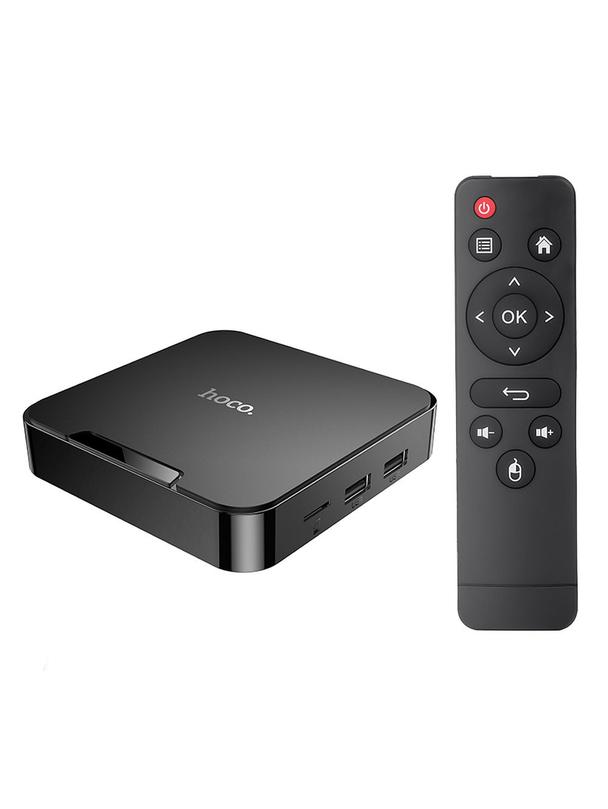 TV box Hoco WiFi 4K Android DQ08 czarny