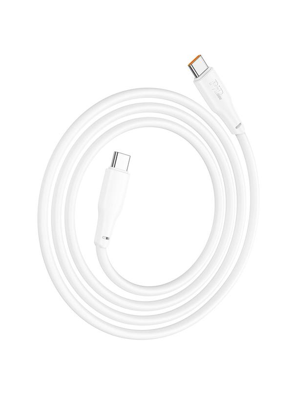 Kabel USB C do USB C Hoco 3A 100W 1 m X93 biały