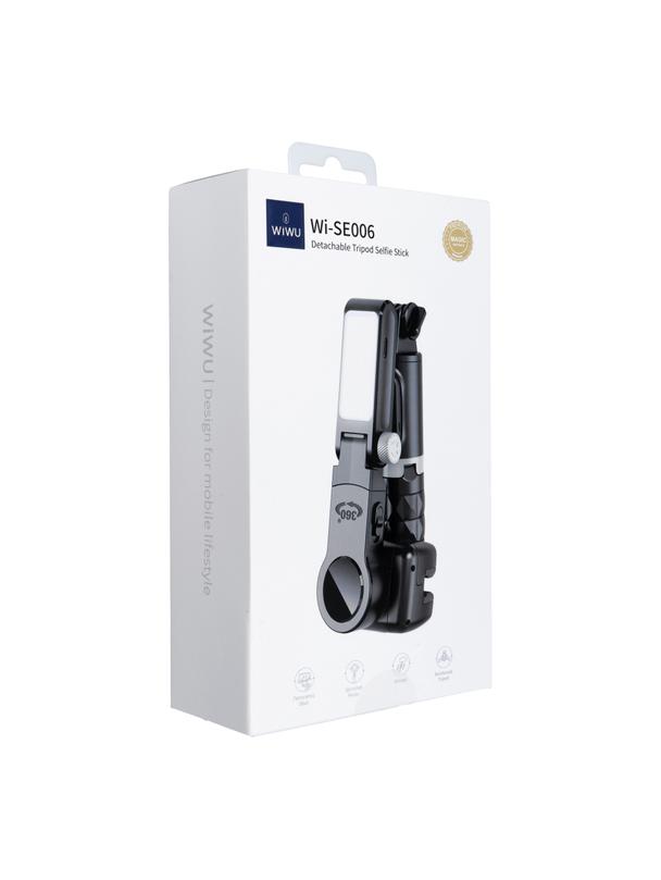 WiWU - Selfie stick Wi-SE006 z funcją tripoda, stabilizacji obrazu i auto śledzenia