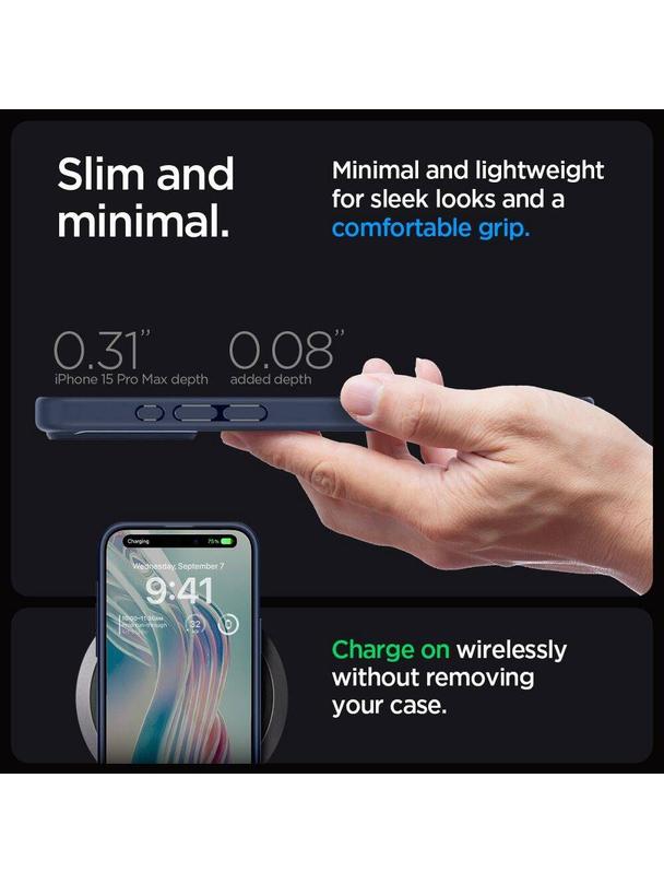 SPIGEN futerał ULTRA HYBRID do IPHONE 16 Pro Max navy blue