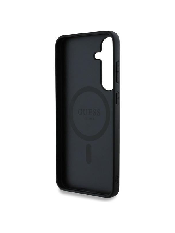 GUESS futerał do SAMSUNG S25 GUHMS25SG4GFRK (Magnetic PU 4G Ring Classic Logo) czarny