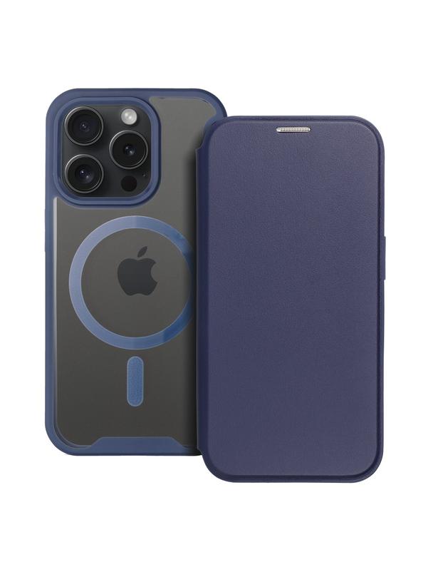 Kabura SMART MAG kompatybilna z MagSafe do IPHONE 15 Pro niebieska