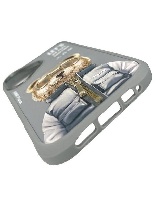 NIMMY futerał COOL&CUTE 2.0 Bear do IPHONE 16 szary