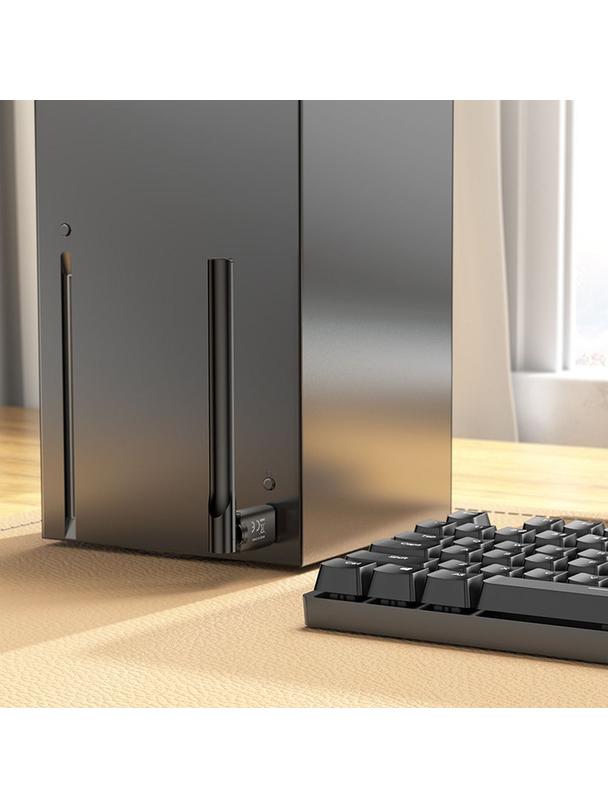 Karta sieciowa WiFI4 Hoco na USB A HI32 czarna