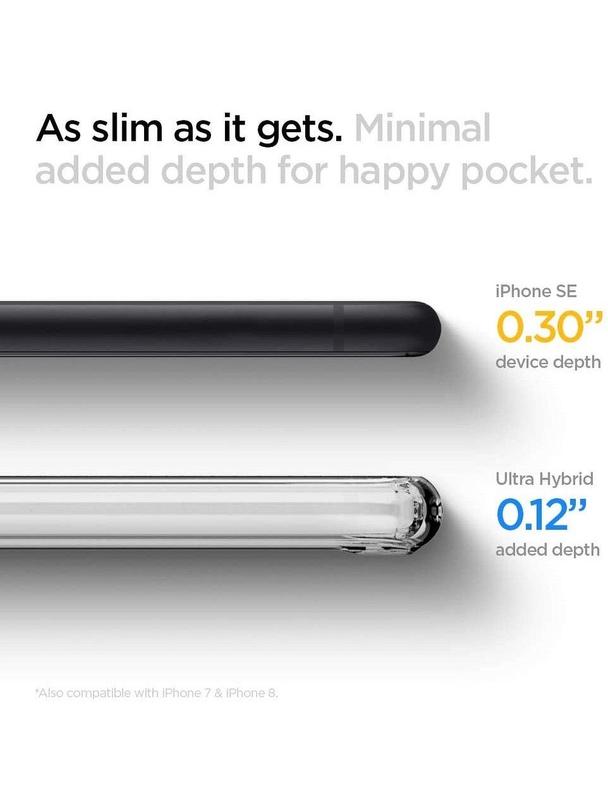 Futerał SPIGEN Ultra Hybrid do IPHONE 7 / 8 / SE 2020 / SE 2022 transparent