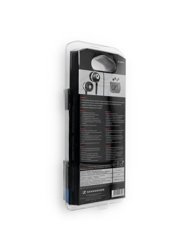 Słuchawki przewodowe douszne Jack 3,5 mm Sennheiser CX 300-ll Precision czarne