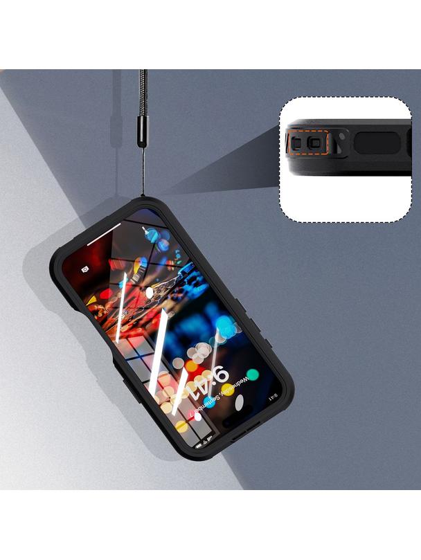 Futerał wodoodporny SHELLBOX GT kompatybilny z MagSafe do IPHONE 16 czarny