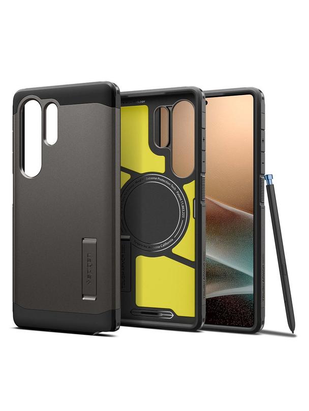 SPIGEN futerał TOUGH ARMOR kompatybilny z MagSafe do SAMSUNG S25 Ultra gunmetal