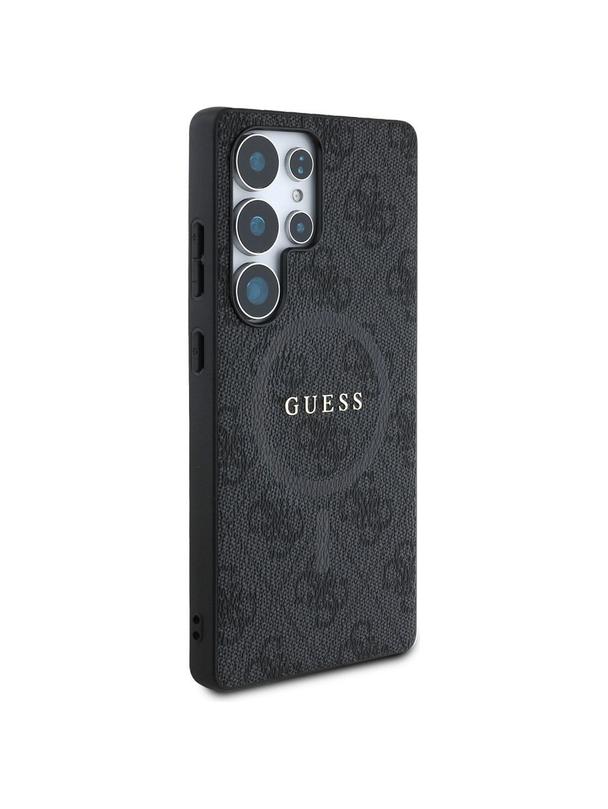GUESS futerał do SAMSUNG S25 Ultra GUHMS25LG4GFRK (Magnetic PU 4G Ring Classic Logo) czarny