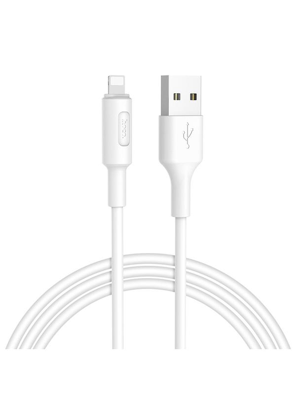 Kabel USB A do Lightning Hoco 2A 1 m X25 biały