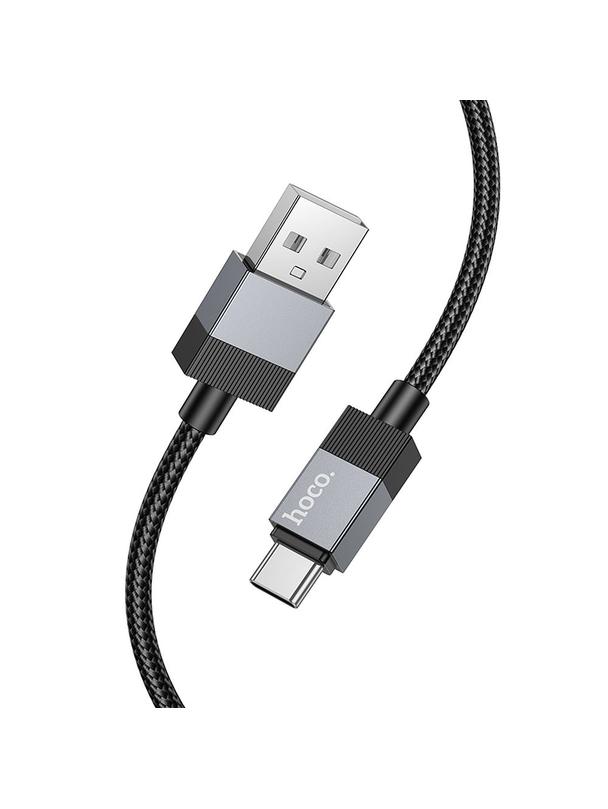 Kabel USB A do USB C Hoco 3A 1 m X110 czarny