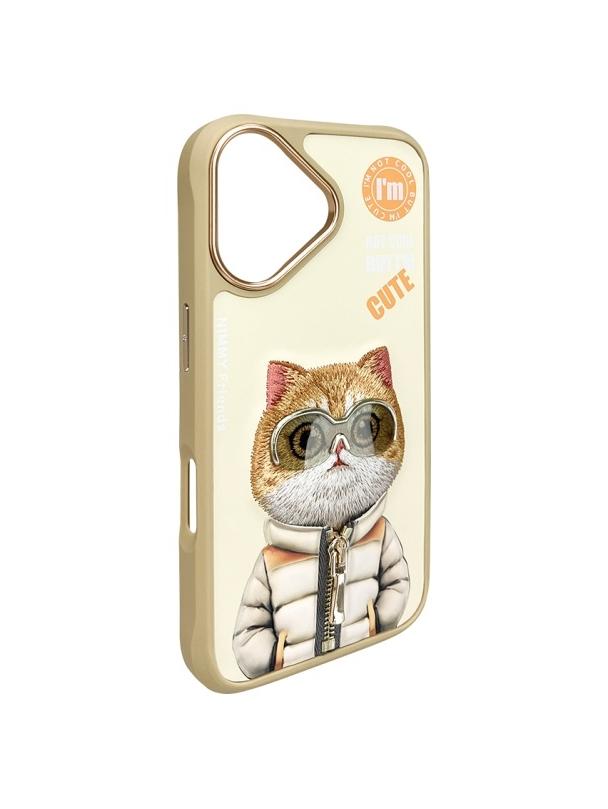 NIMMY futerał COOL&CUTE 2.0 Cat do IPHONE 16 khaki