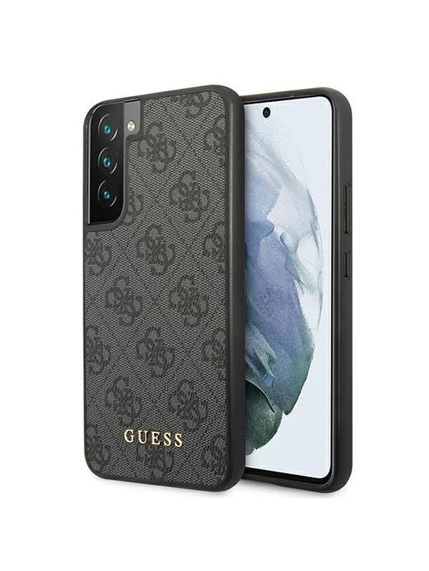 GUESS futerał do SAMSUNG S22 GUHCS22SG4GFGR (4G Metal Gold Logo) szary