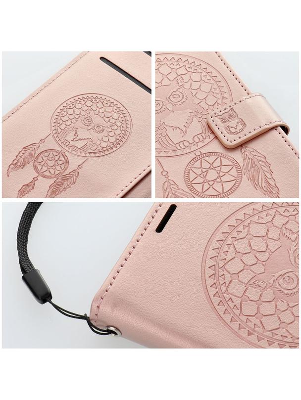 Kabura MEZZO Book do SAMSUNG A56 5G łapacz snów złoty róż