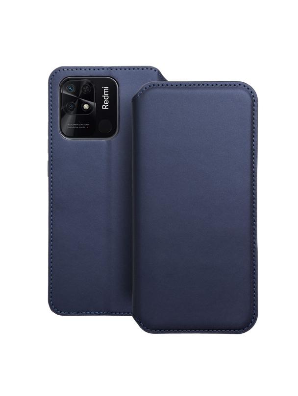 Kabura DUAL POCKET Book do XIAOMI Redmi 10c granatowy