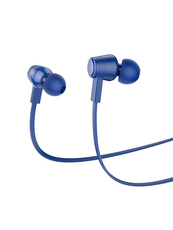 Słuchawki przewodowe douszne Jack 3,5 mm Hoco M86 niebieskie