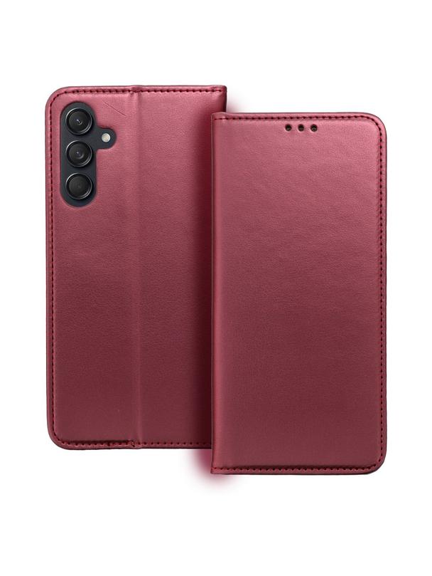 Kabura SMART MAGNETO do SAMSUNG A16 burgundowy
