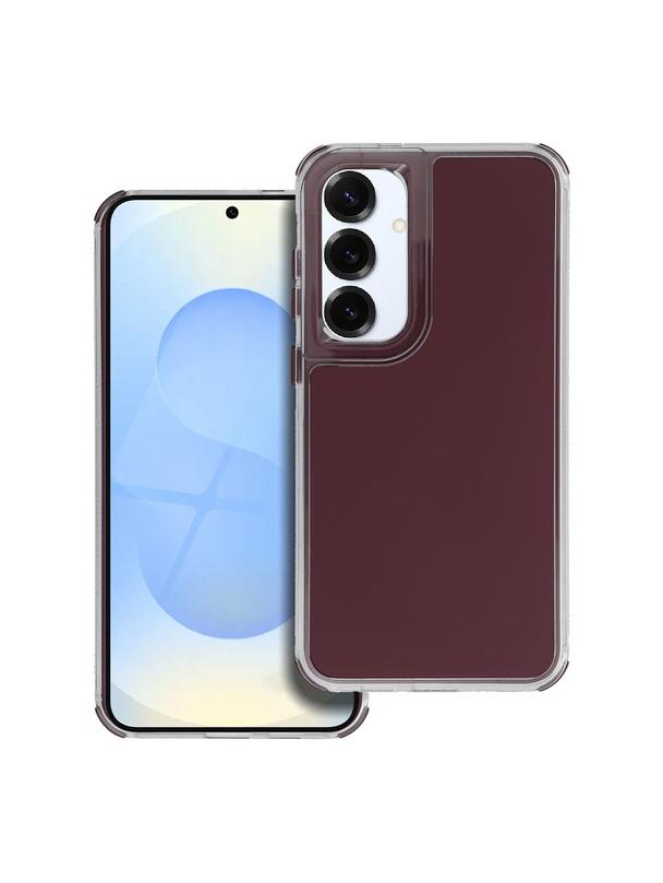 Futerał MATRIX do SAMSUNG S25 Plus purpurowy