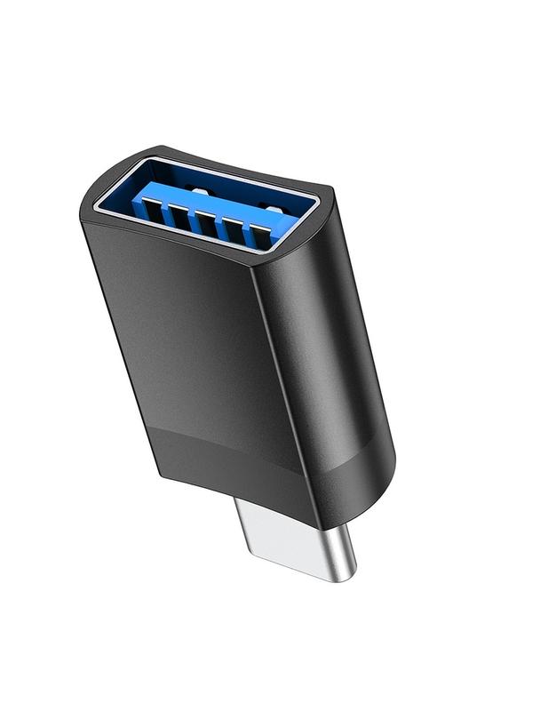 Adapter OTG USB C do USB A Hoco UA17 czarny