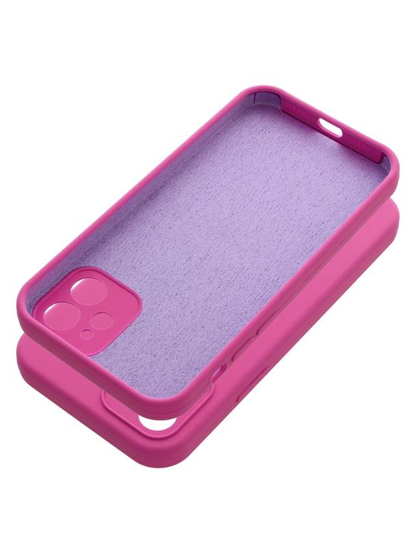 Futerał SILICONE 2mm do IPHONE 12 róż