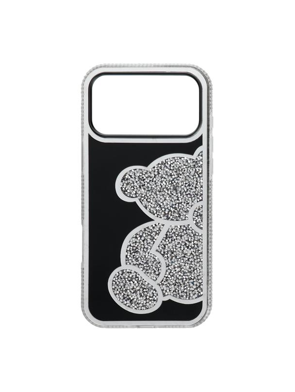 Futerał TEDDY BEAR do IPHONE 17 Pro Max srebrny