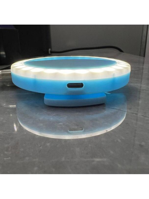 Lampa LED Ring do selfie na telefon RK-12 niebieska