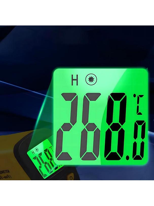 Pirometr termometr laserowy bezdotykowy na podczerwień RC-K-1397  żółto czarny