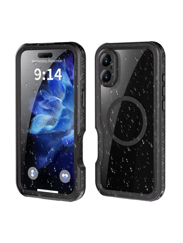 Futerał wodoodporny SHELLBOX GT kompatybilny z MagSafe do IPHONE 16 Plus czarny