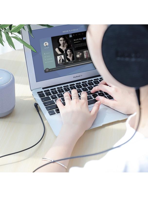 Kabel AUX Jack 3,5 mm do Jack 3,5 mm Hoco 1 m UPA14 czarny