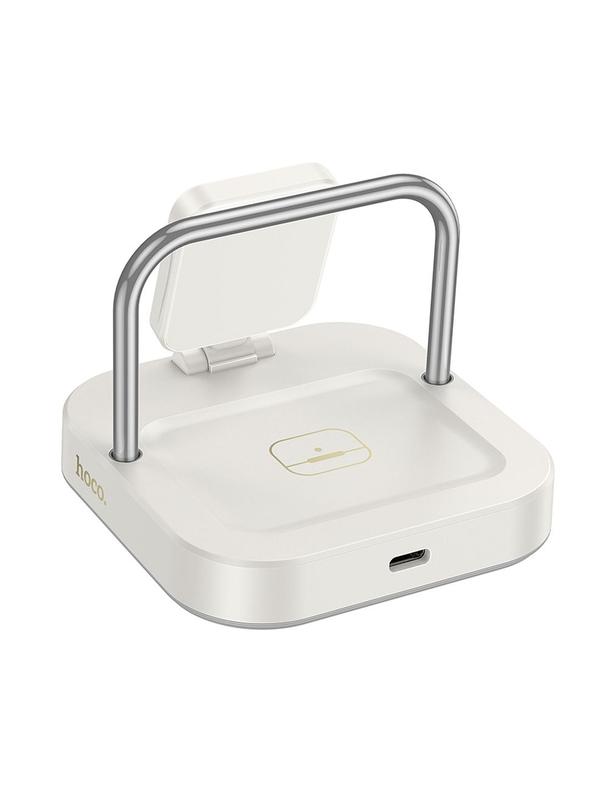 Ładowarka indukcyjna Hoco 3w1 3A 5W kompatybilna z Apple Watch CQ16A biała