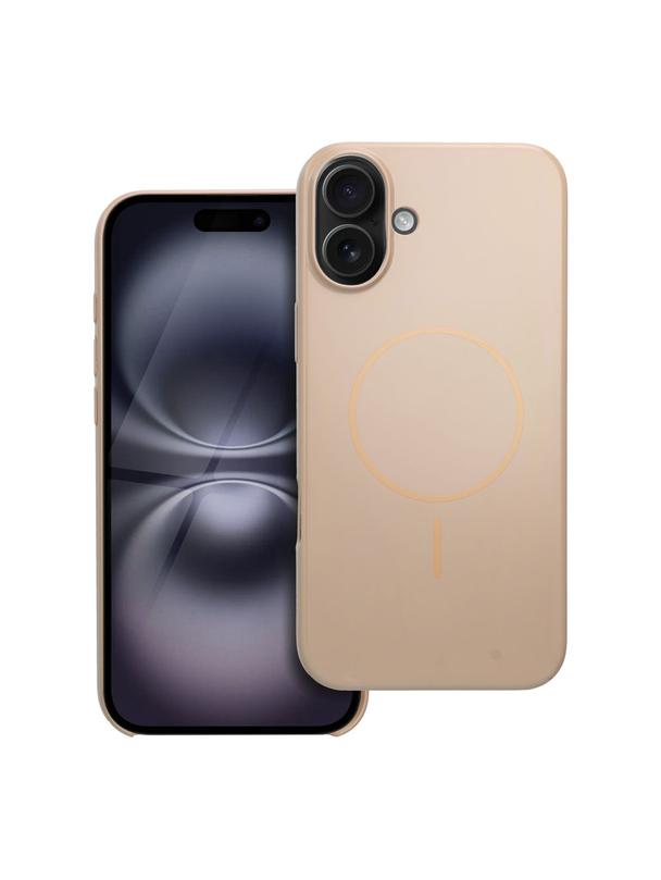 Glossy Mag Cover kompatybilny z MagSafe pasuje do IPHONE 16 PLUS pustynny złoty