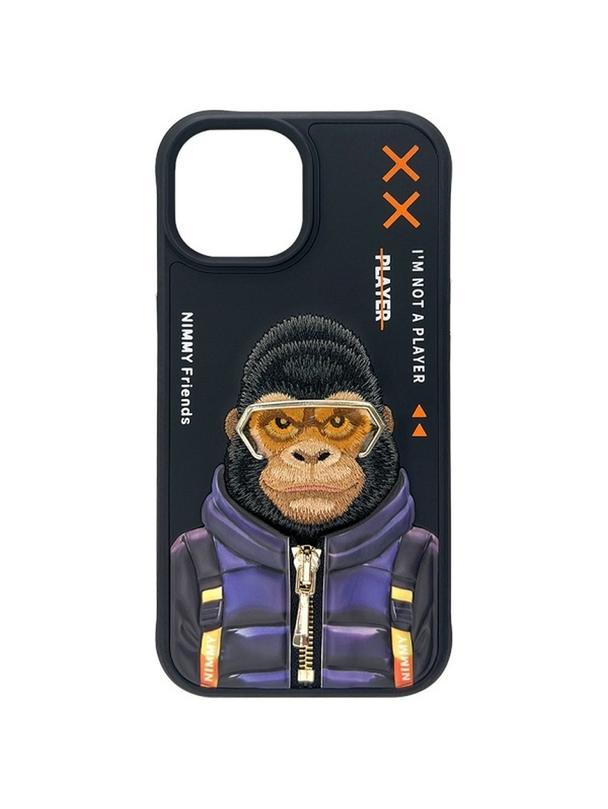 NIMMY futerał COOL&CUTE 2.0 Monkey do IPHONE 15 czarny