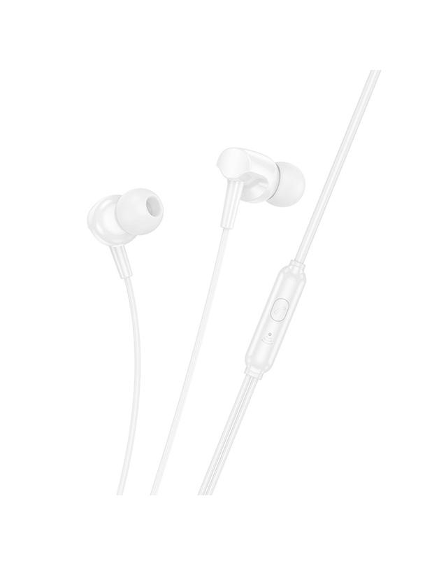 Słuchawki przewodowe douszne Jack 3,5 mm Hoco M112 białe
