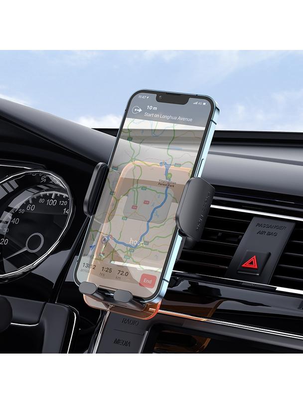 Uchwyt na telefon do samochodu uniwersalny Hoco do kratki CA117 czarny