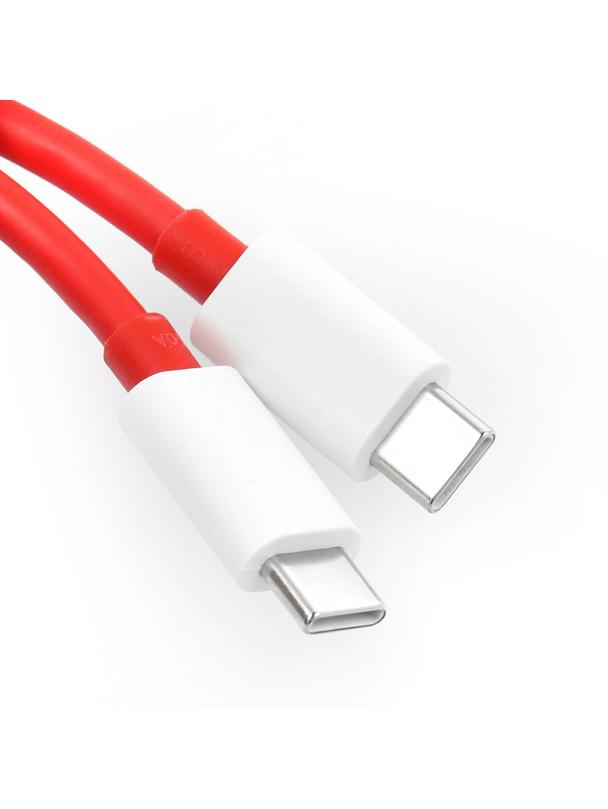 Kabel USB C do USB C Oppo 10A 1 m DL122 bulk czerwony