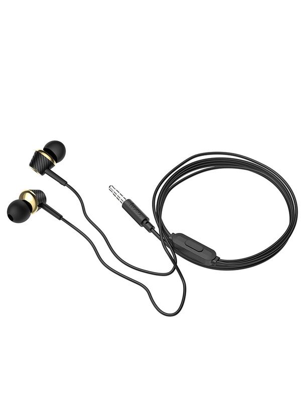 Słuchawki przewodowe douszne Jack 3,5 mm Hoco M70 czarne