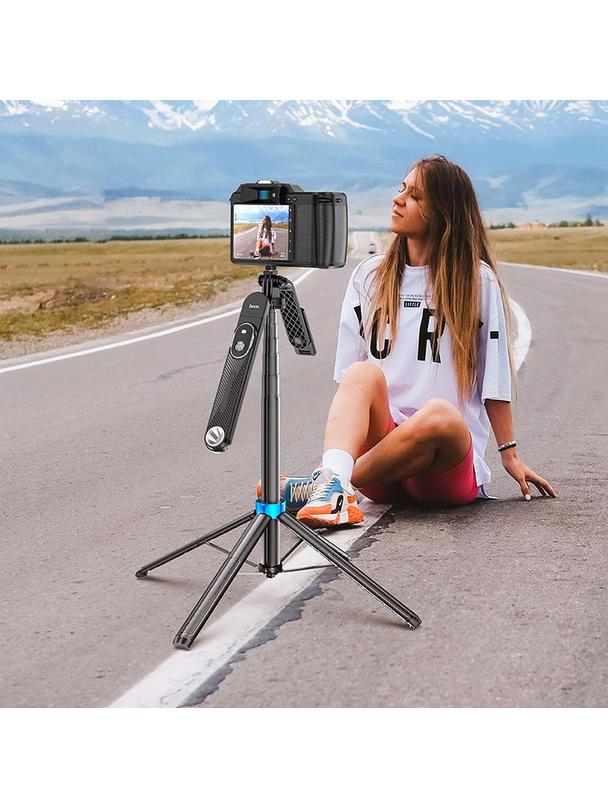 Selfie stick Hoco tripod z pilotem bezprzewodowym K22 czarny