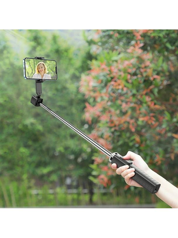 Selfie stick Hoco fourpod z pilotem bezprzewodowym K18 czarny