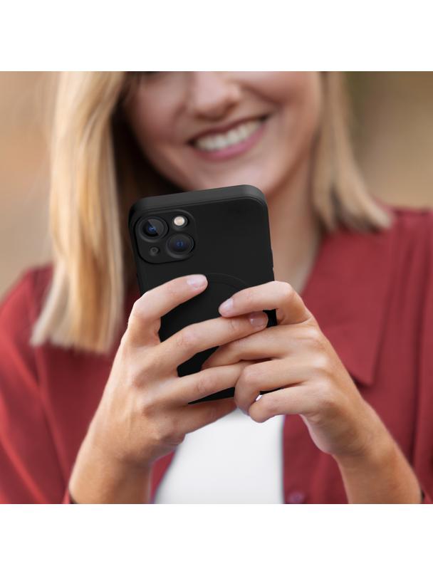 Futerał SILICONE MAG COVER kompatybilny z MagSafe do IPHONE 11 Pro czarny