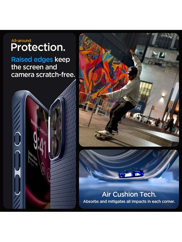 SPIGEN futerał LIQUID AIR do IPHONE 15 Pro Max navy blue