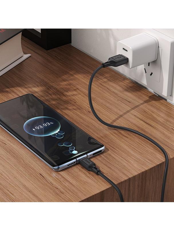 Kabel USB A do USB C Hoco 3A 1 m X90 czarny